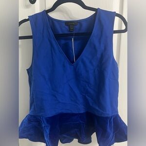 J Crew Blue Blouse - Size M BNWT